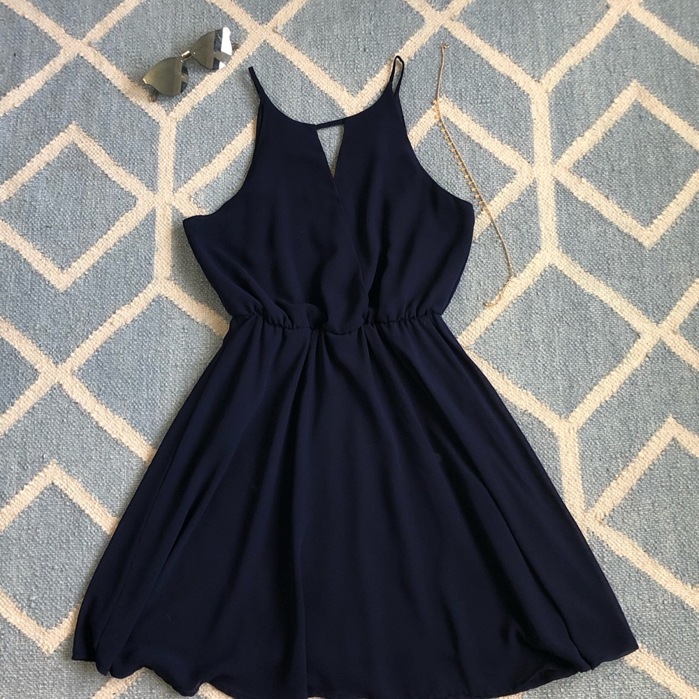 Navy blue dress